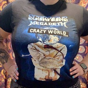 Megadeth Scorpions Tour T